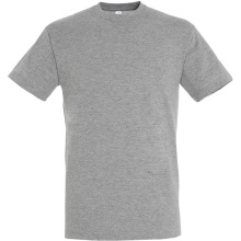 TEE SHIRT RACING GRIS CHINÉ