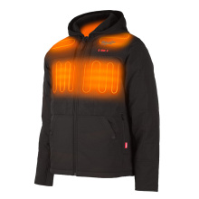 VESTE A CAPUCHE RIPSTOP CHAUFFANTE NOIR NUE M12