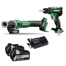 PACK VISSEUSE + MEULEUSE 18V/5A + 2 BATTERIES + 1 CHARGEUR