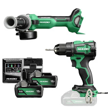 PACK VISSEUSE + MEULEUSE 18V/5A + 2 BATTERIES + 1 CHARGEUR