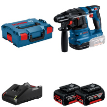 PERFO BURINEUR SANS FIL BOSCH GBH18V-22 + L-BOX 2 BATT. 18V/4A + 1 CHARGEUR