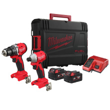 PACK VISSEUSE + VISSEUSE CHOC MILWAUKEE M18 BLCPP2B-502C 18V/5A
