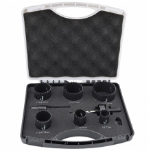 COFFRET 6 SCIES CLOCHES COBALT TIGER SET ELECTRICIEN Ø22-68