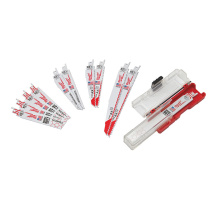 COFFRET 12 LAMES SCIE SABRE UNIVERSELLES SAWZALL