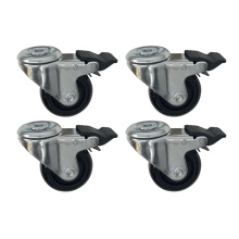 LOT 4 ROULETTES POUR DEROULEUR DE CABLE ALUROL