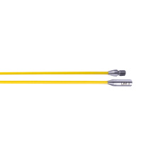 LOT 2 BAGUETTES FIBRE DE VERRE JAUNES Ø3X0.45M RUNPOTEC