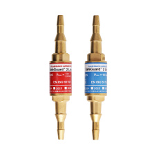 JEU 2 CLAPETS ANTI-RETOUR SECURIDAVE POUR TUYAU OXIGENE/ACETYLENE