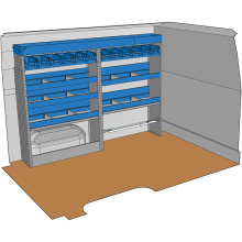 KIT AMENAGEMENT SPRINTER/BOXER /MASTER L1H1 ACIER/ALU KF80