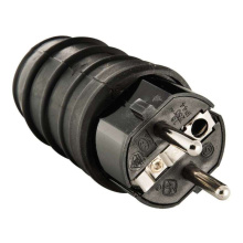 FICHE MALE CAOUTCHOUC 16A/250V IP44