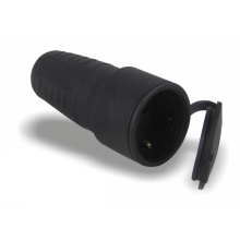 FICHE FEMELLE CAOUTCHOUC 16A/250V IP44