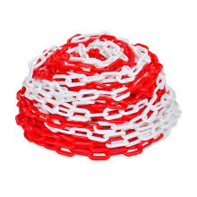 CHAINE SIGNALISATION PVC Ø8 ROUGE/BLANC SAC 25 METRES