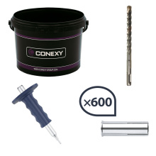 SEAU CHEVILLES A FRAPPER METAL M8 COMPRENANT: