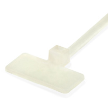 COLLIER NYLON AUTOSSERANT IDENTIFICATION BLANC 100X2.5MM