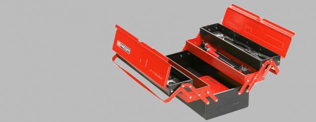 COGEX - Boîtes à outils, Armoires à outils - Boite de rangement bricolage  avec compartiment, Boite de rangement bricolage double face - Malette de