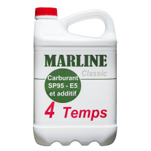 Mélange Alkylate pour moteurs 2 Temps MARLINE Premium - Bidon 5L.