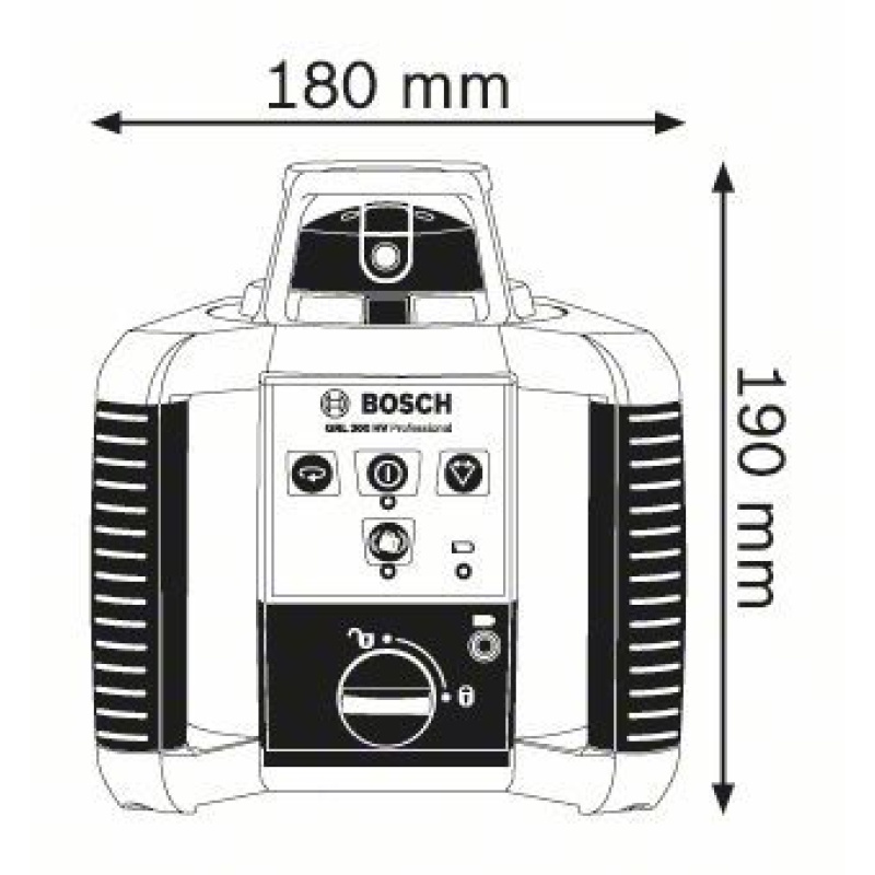 NIVEAU LASER ROTATIF BOSCH GRL300HV